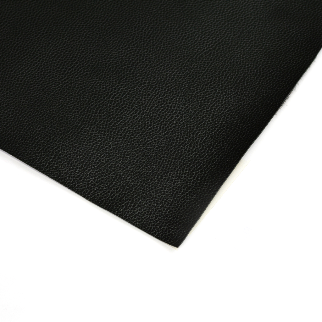 Pebble Faux Leather Pleather Fabric - Black