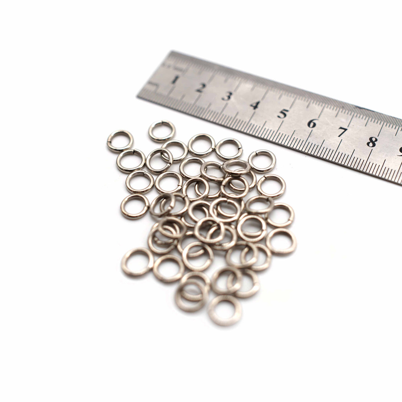 Jump Rings - 9mm - Silver - 50g (Approx. 150 Rings)