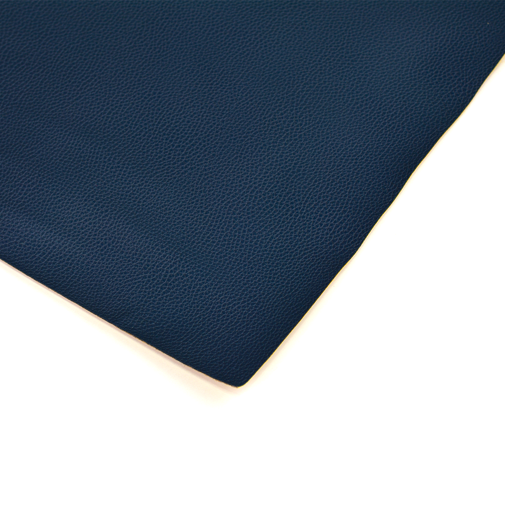 Pebble Faux Leather Pleather Fabric - Navy