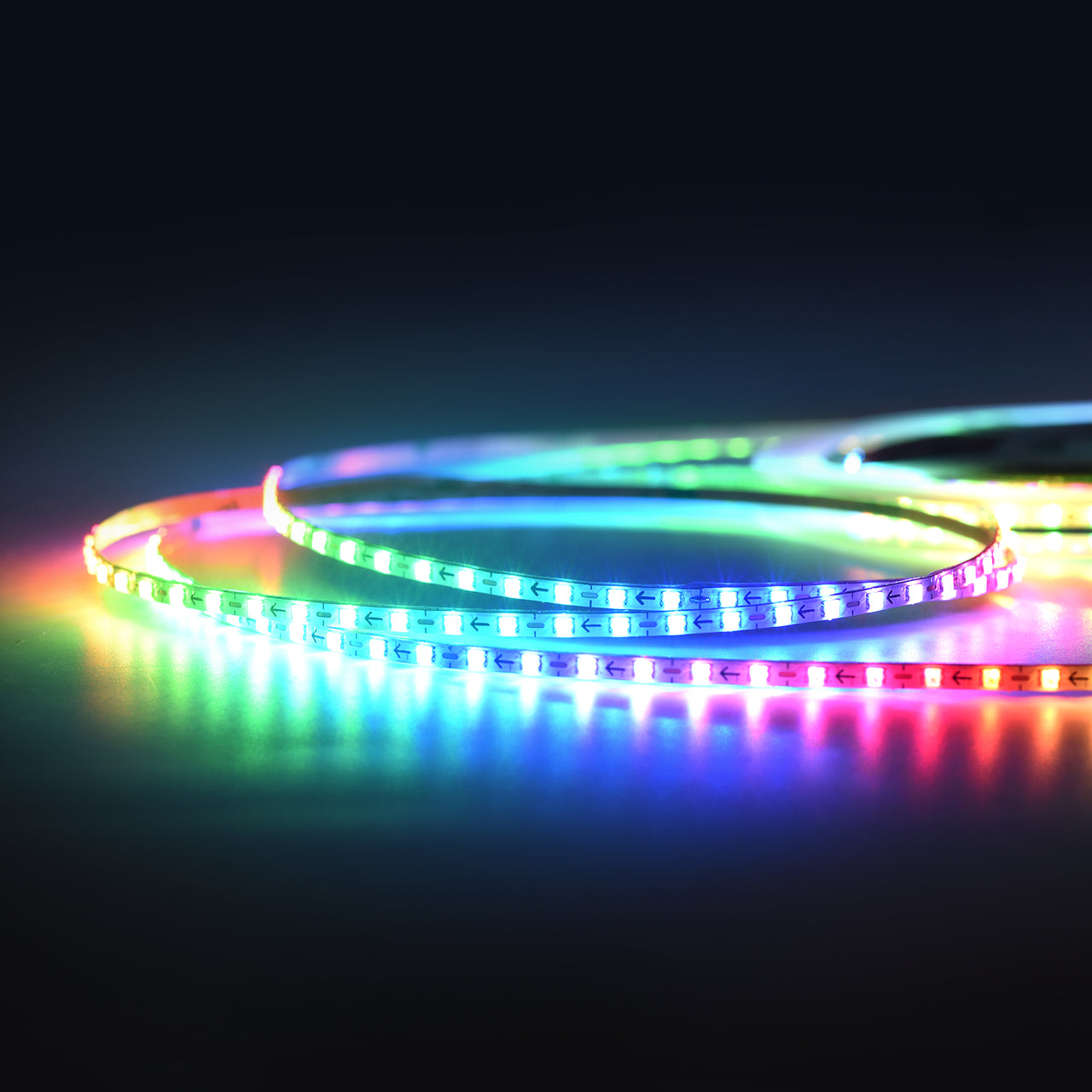 3mm RGB Addressable Ultra-Slim 5V COB LED Strip
