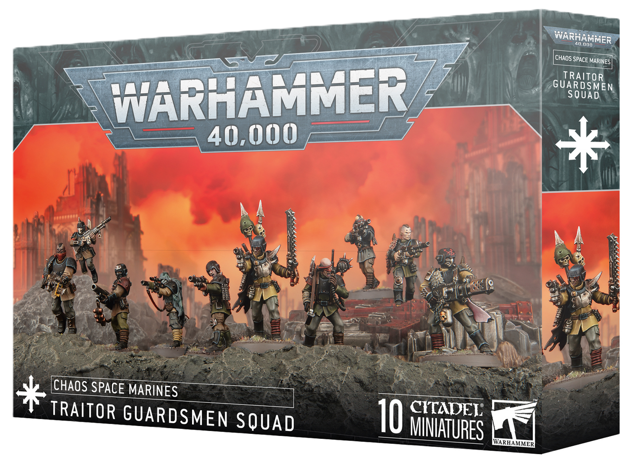 Chaos Space Marines: Traitor Guardsman Squad 43-107