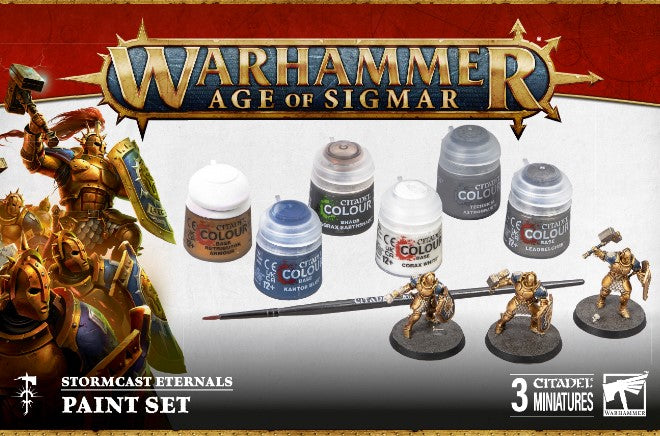 60-10 Age of Sigmar Stormcast Eternals &  Paint Set