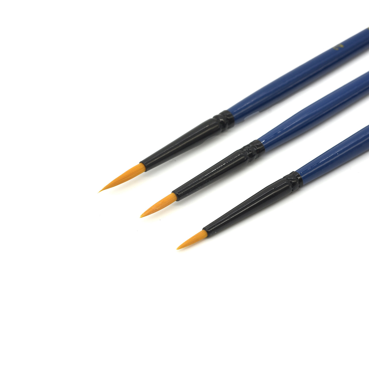 Golden Synthetic Round Brush