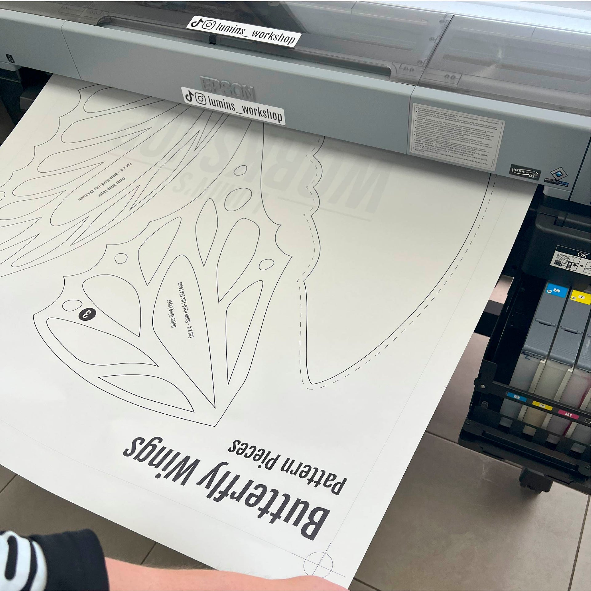 Pattern Printing - Per metre (Paper - 110cm wide)