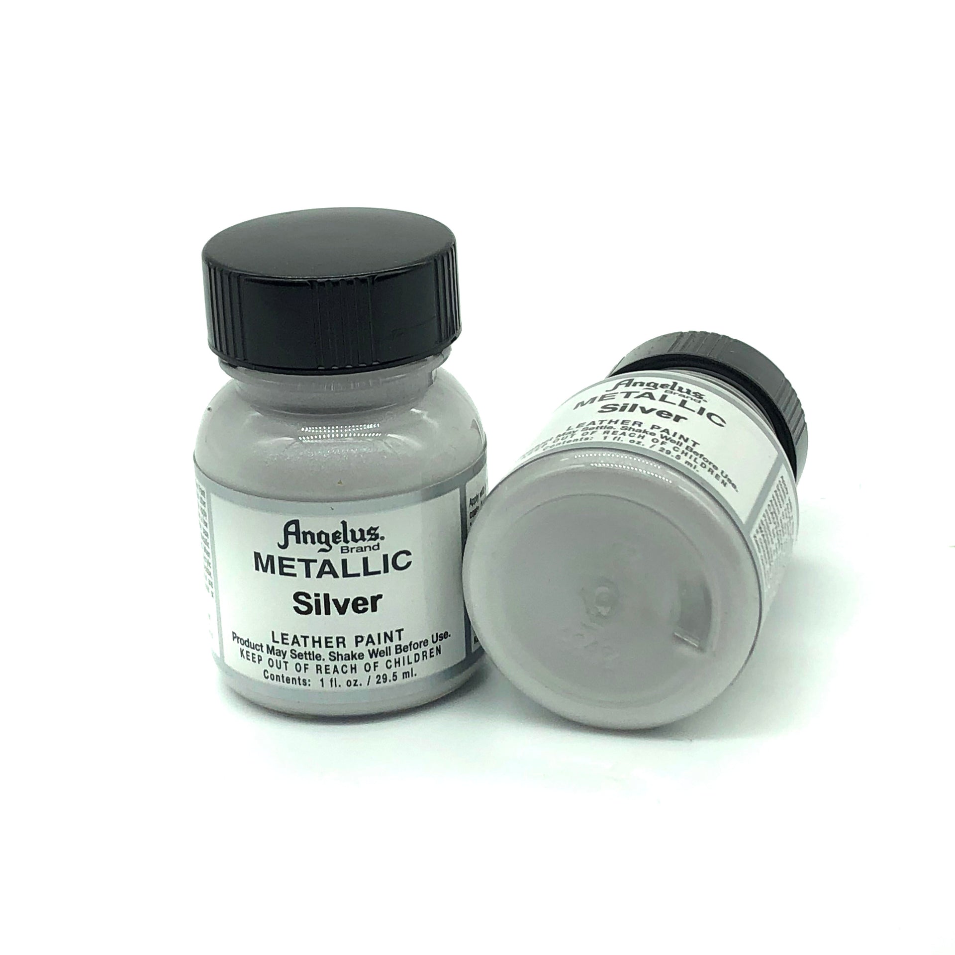 Metallic silver online leather paint