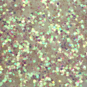 Mermaid Scales - Chunky Duo Shift Glitter - White w/ Pink and Green Shift, Glitter- Lumin's Workshop