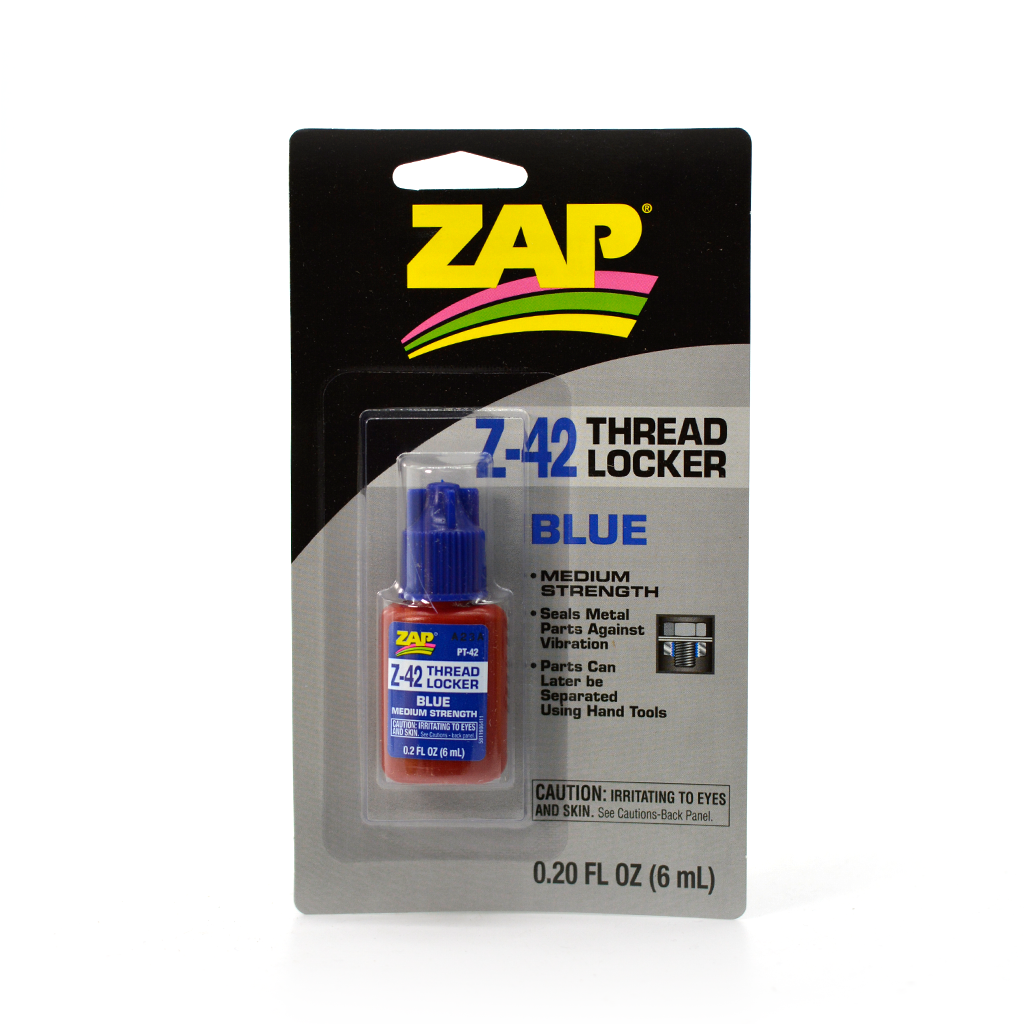 Zap Threadlocker Blue - Medium Strength - 6mL