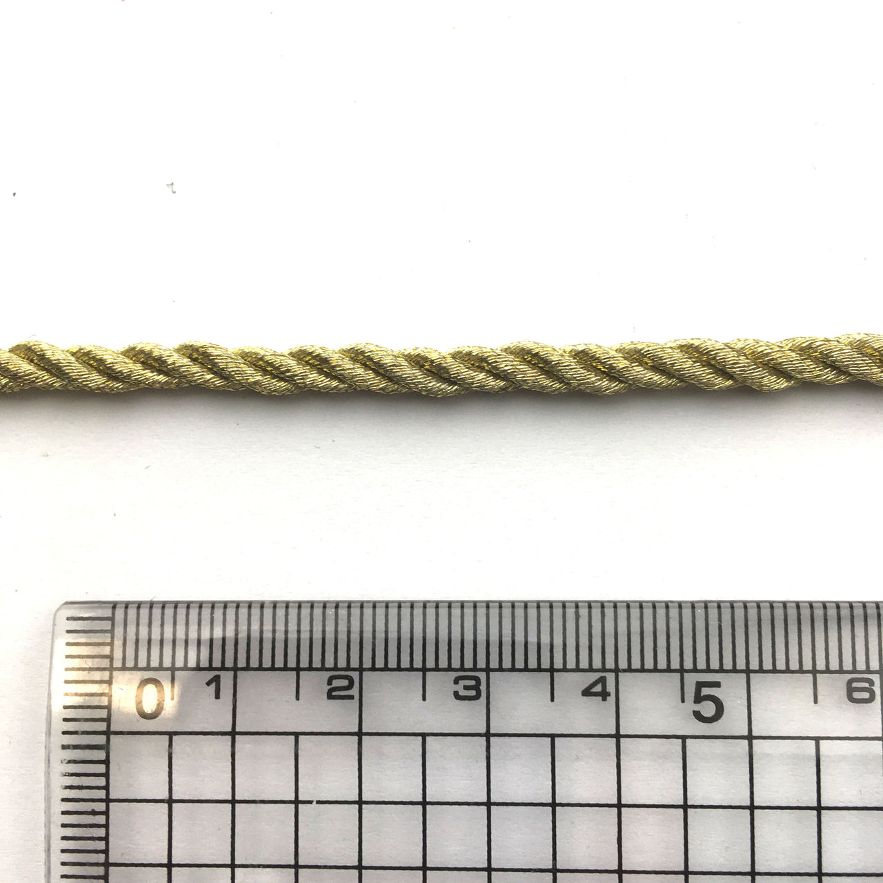 Silky cord rope trim 4mm - Metallic Gold, Trims- Lumin's Workshop