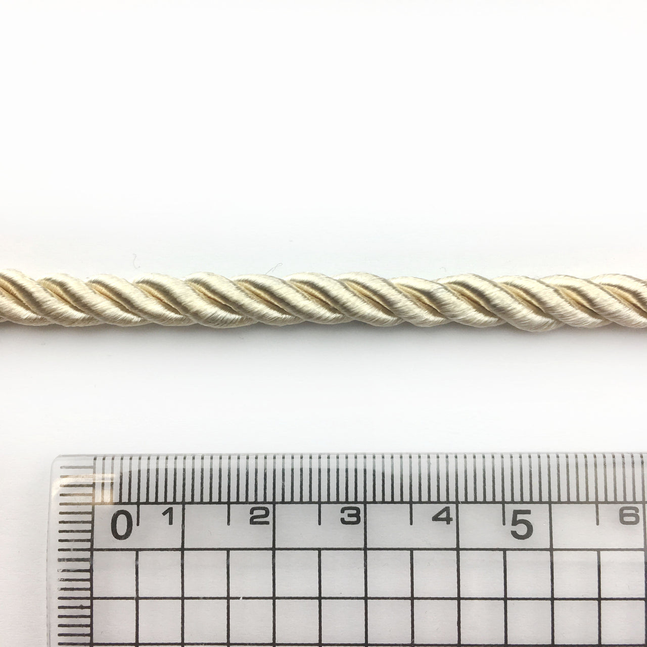 Silky cord rope trim 6mm - Light Gold, Trims- Lumin's Workshop