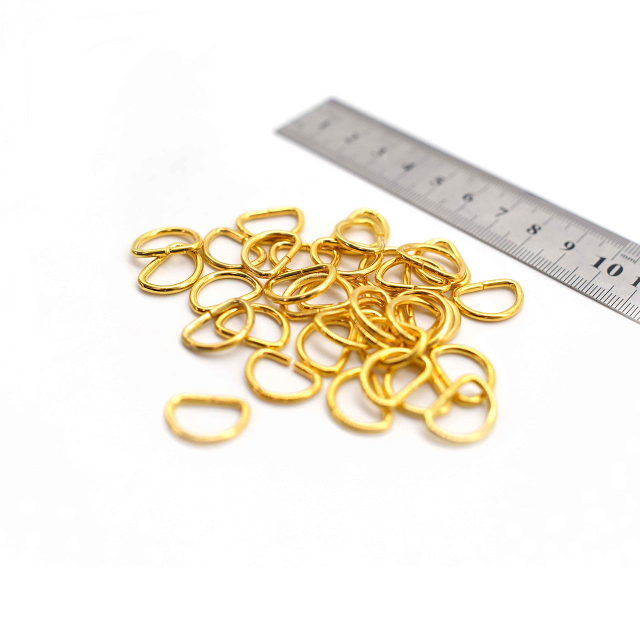D Rings - 18mm - Gold - Pack of 20
