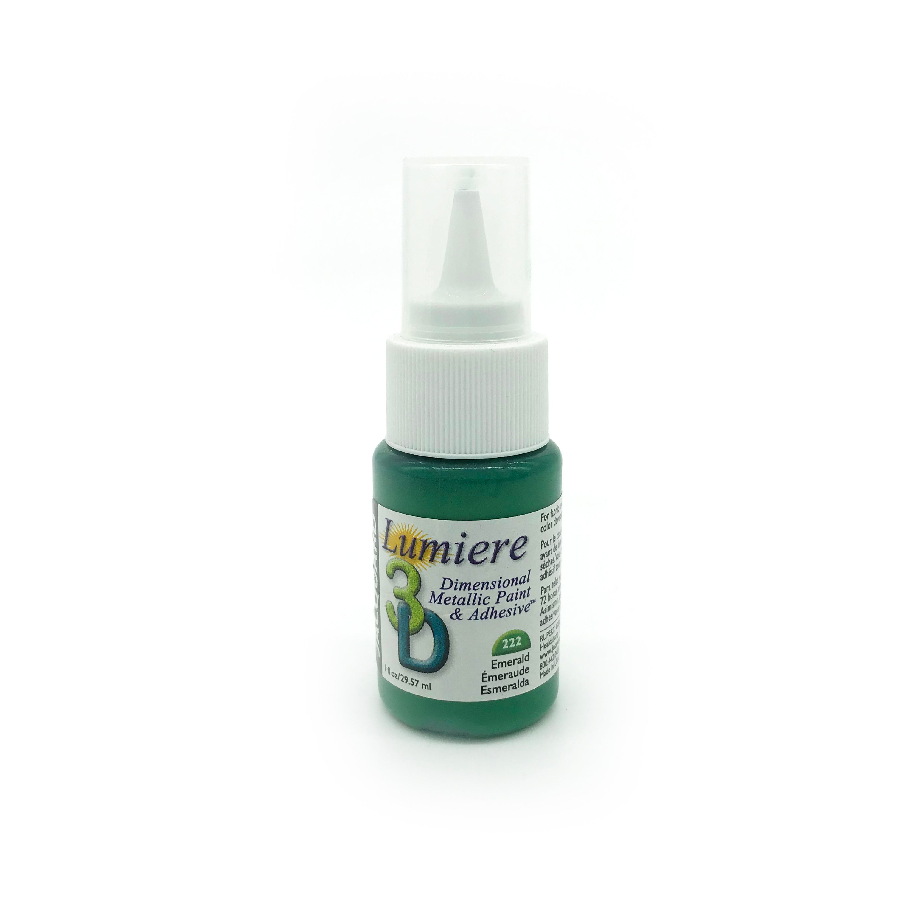Lumiere 3D Metallic Paint & Adhesive - Sonnengelb, 1 Unze (ca. 30 Ml), Für Alle Oberflächen