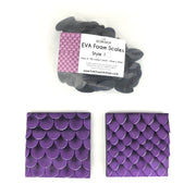EVA Foam Scales - Style 1 - 100pk - (Available in 2 sizes), Eva foam scales- Lumin's Workshop