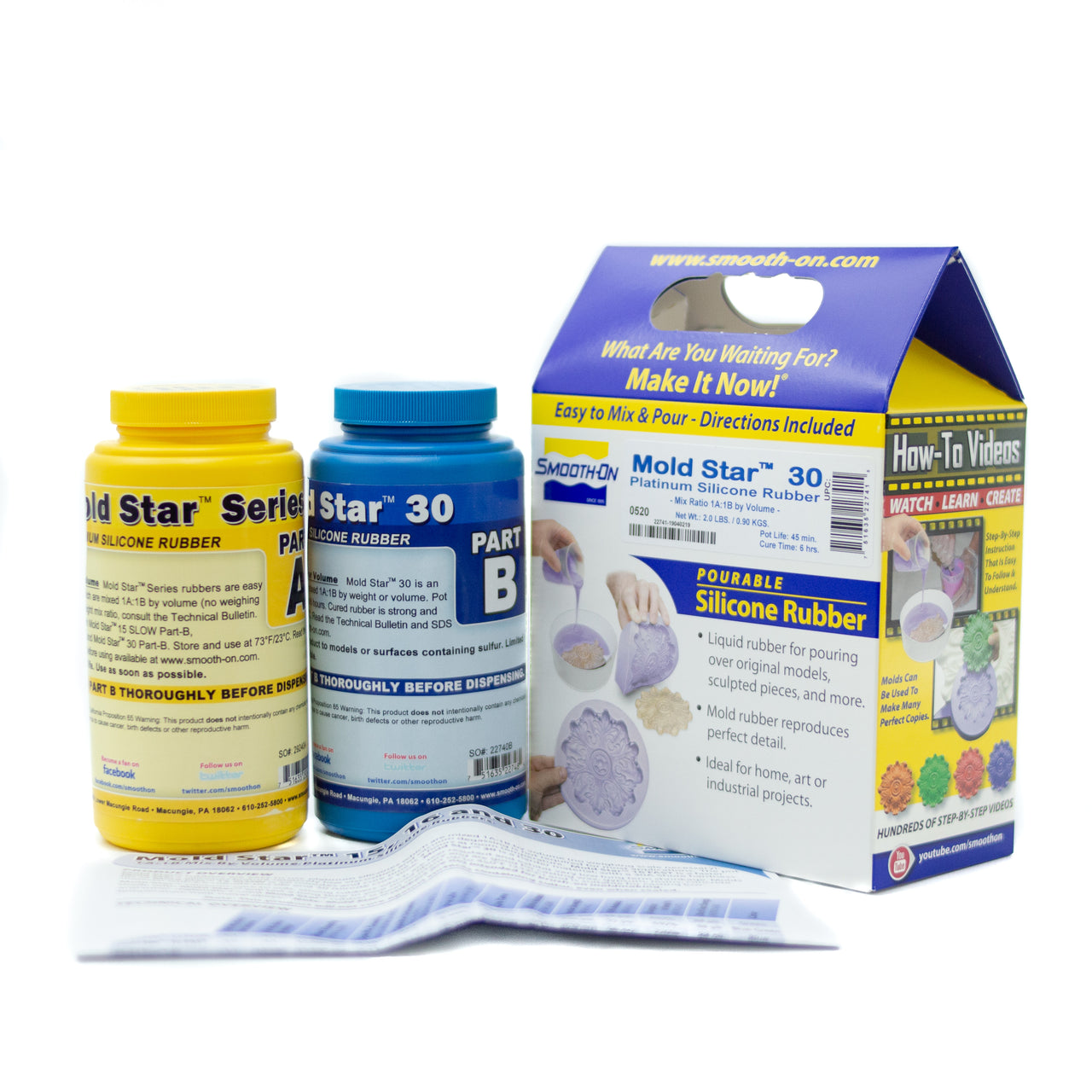 Mold Star 30 Trial Kit - 900gm, Silicone- Lumin's Workshop