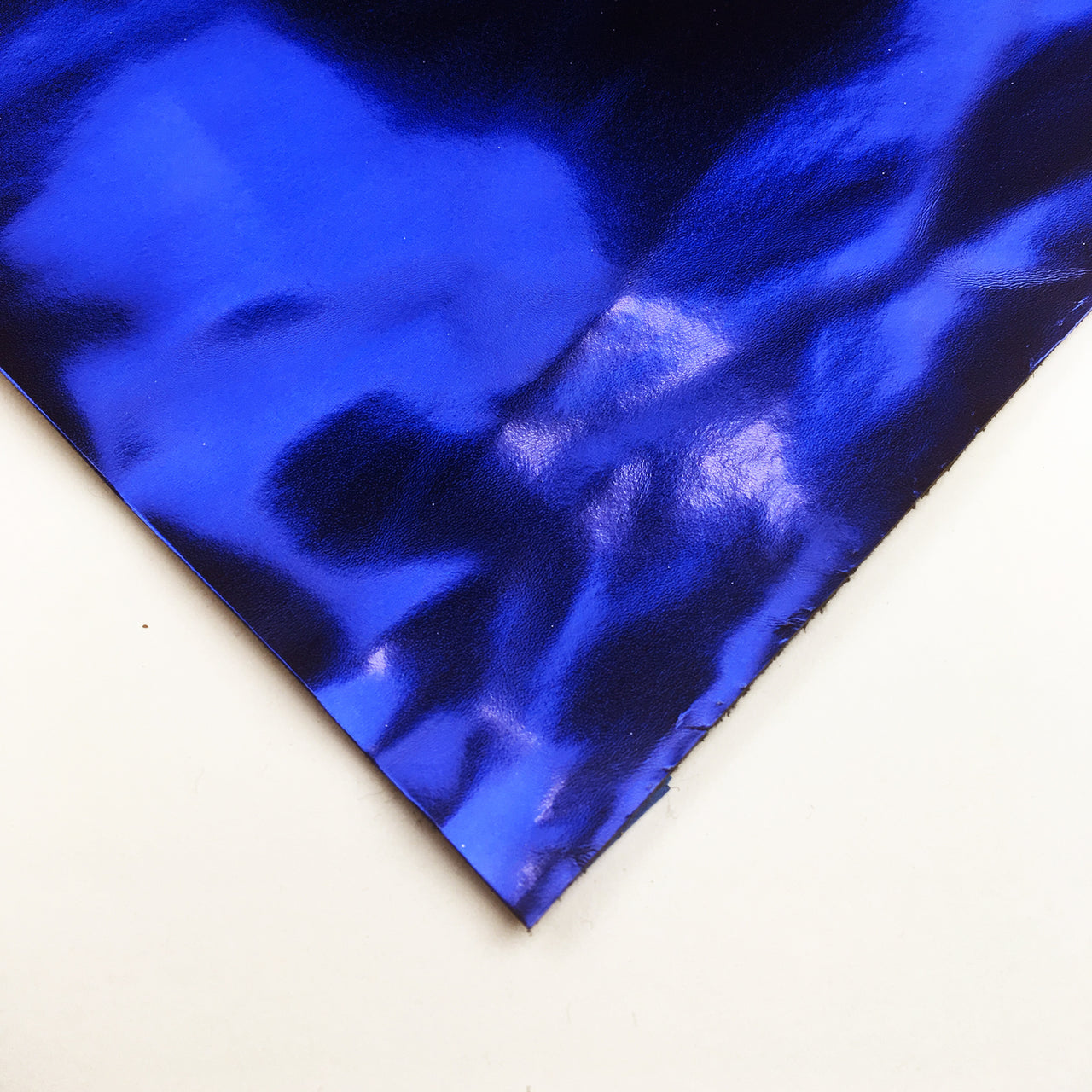 Matte Metallic Vinyl fabric - Royal Blue, metallic vinyl- Lumin's Workshop