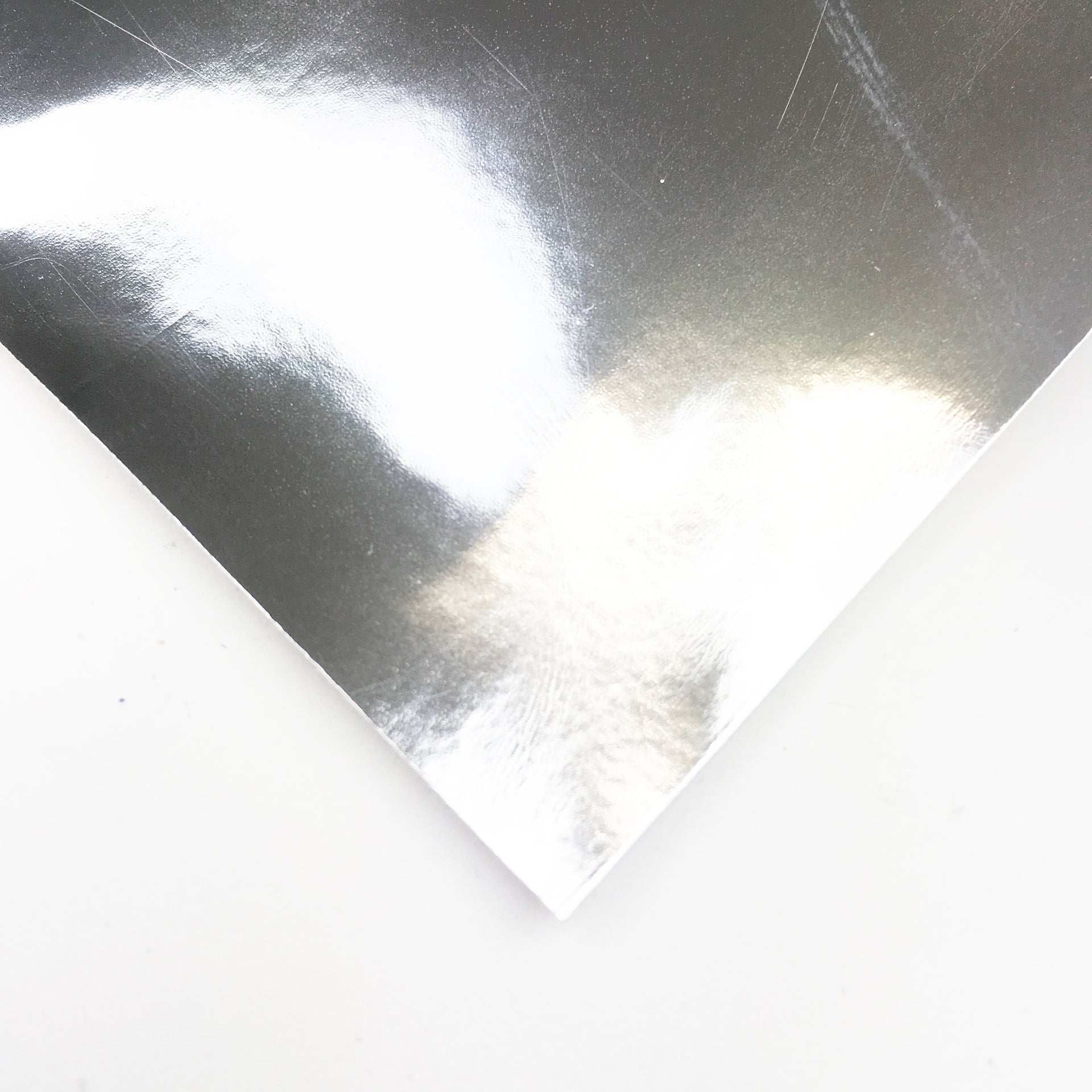 Super Chrome Metallic Vinyl fabric - Silver, metallic vinyl- Lumin's Workshop