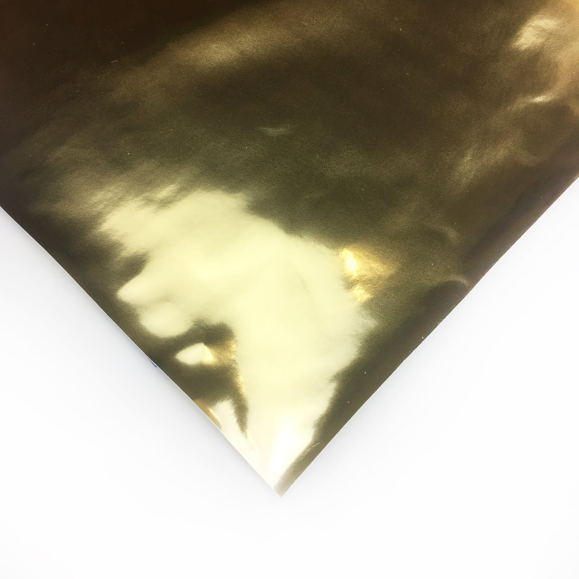 Super Chrome Metallic Vinyl fabric - Gold, metallic vinyl- Lumin's Workshop