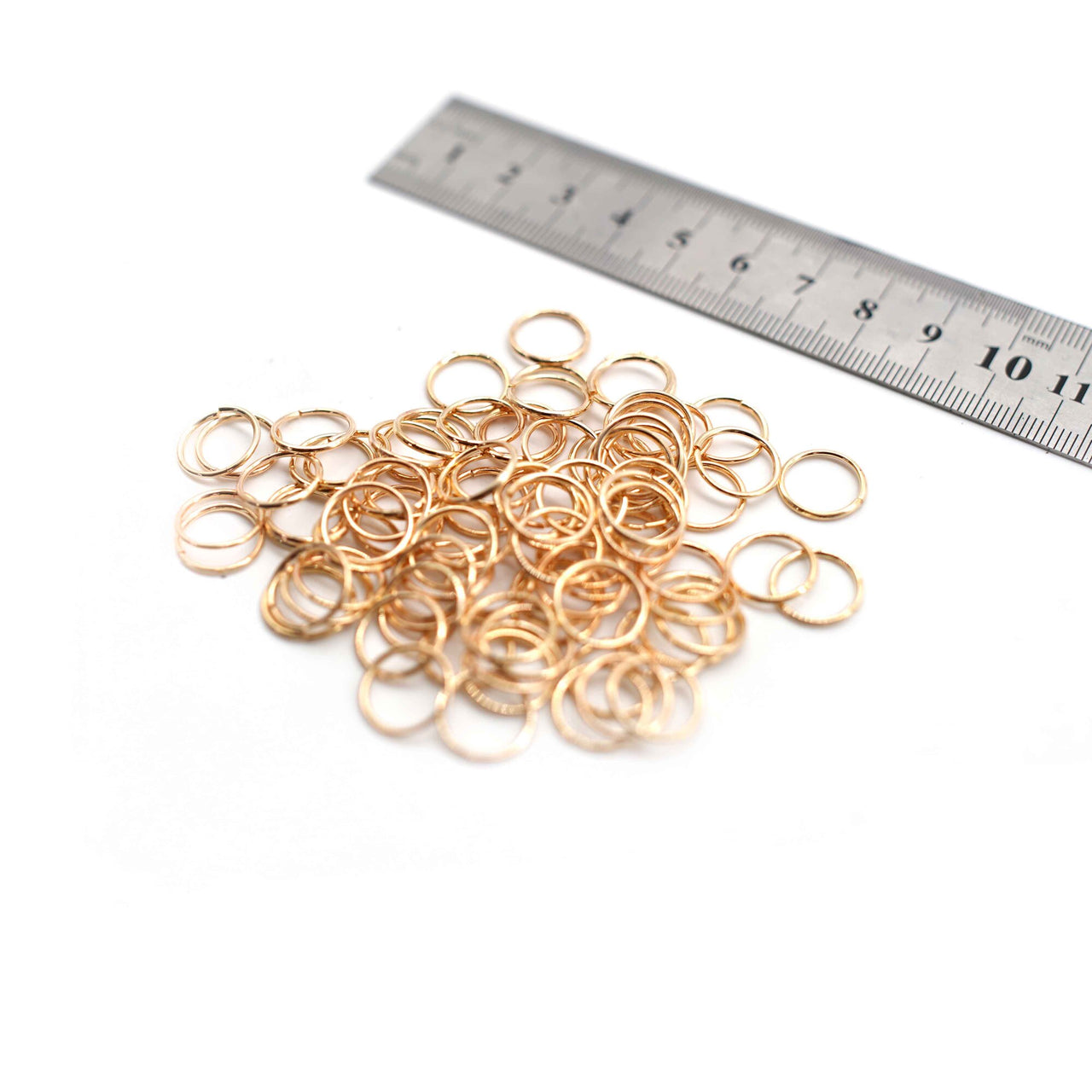 Jump Rings - 12mm - Light Gold - 50g (Approx. 250 Rings)