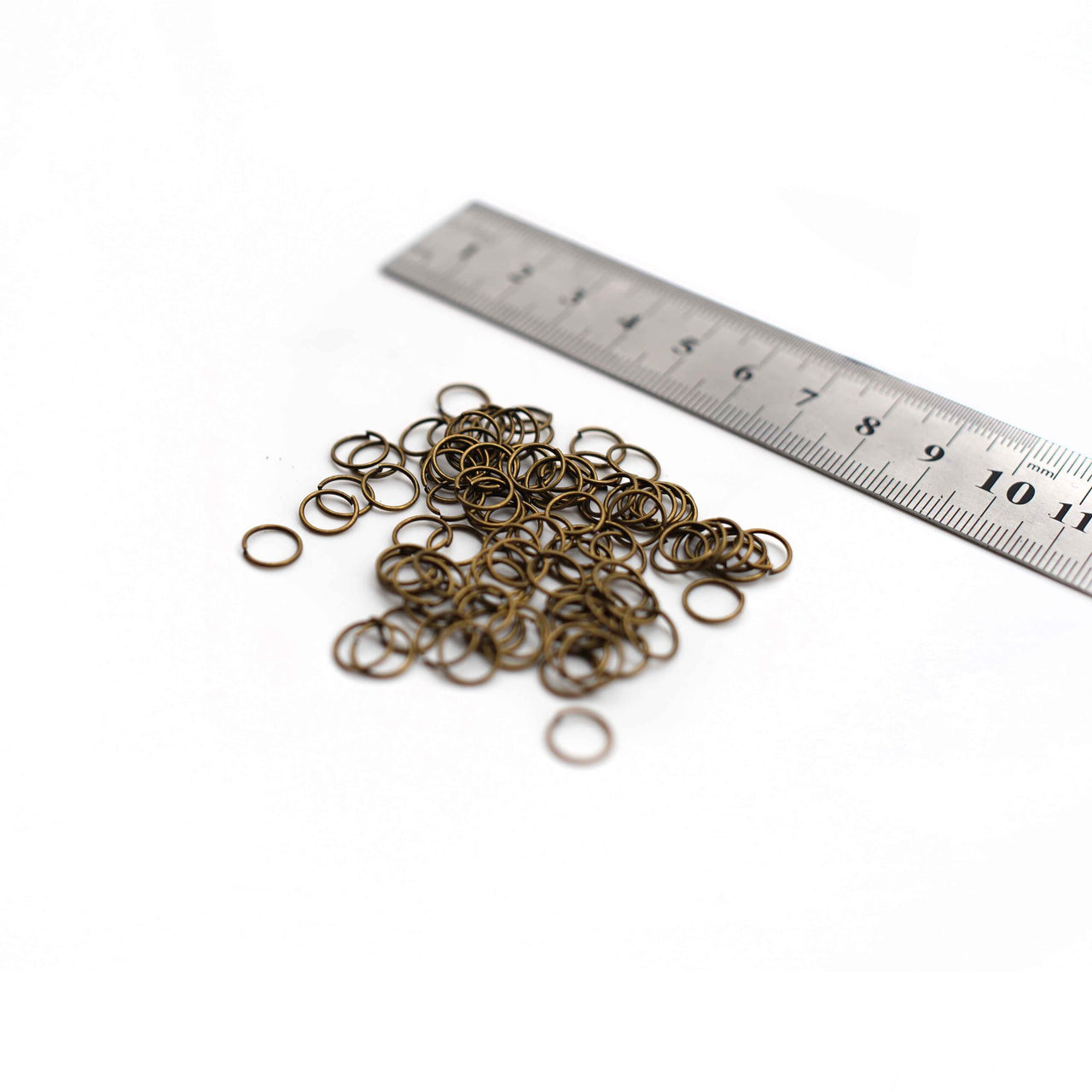 Jump Rings - 12mm - Old Brass - 50g (Approx. 680 Rings)