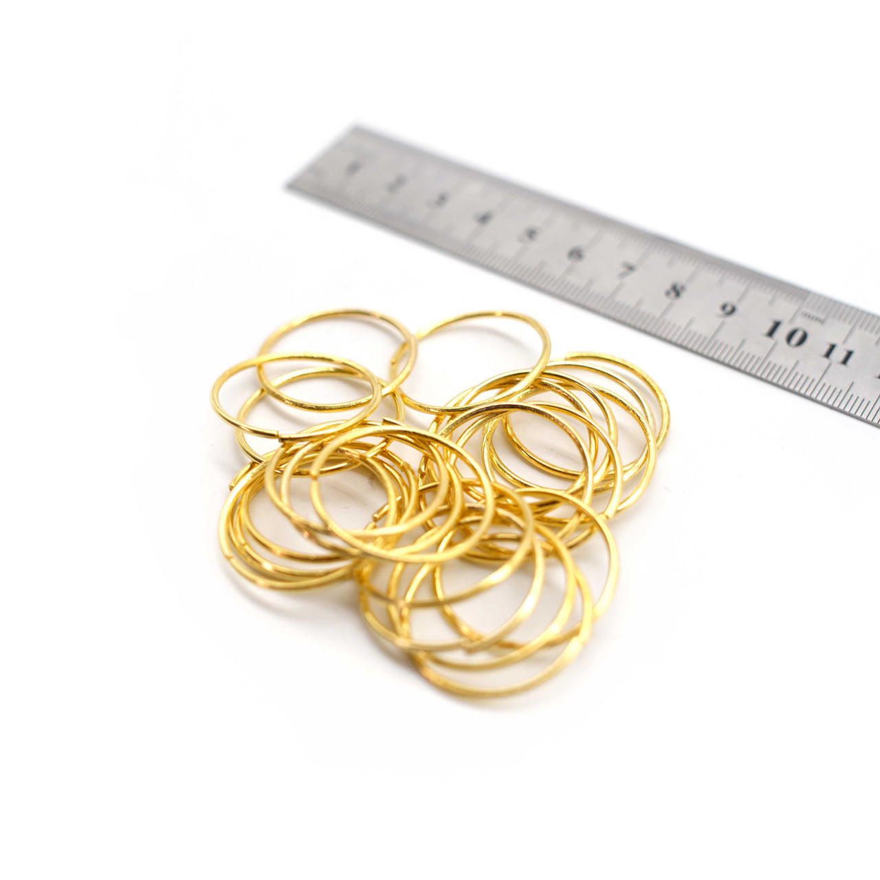 O Rings - 28mm - Gold - Pack of 10 (Thin)