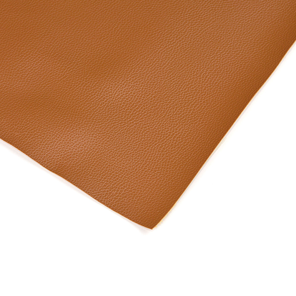 Pebble Faux Leather Pleather Fabric - Rich Caramel