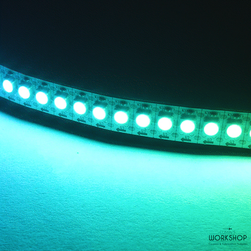 5V Programmable RGB LED Strip - 1m - High Density (144 LEDs / m)