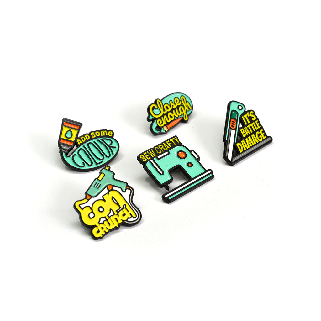 Enamel Pin - Set of 5