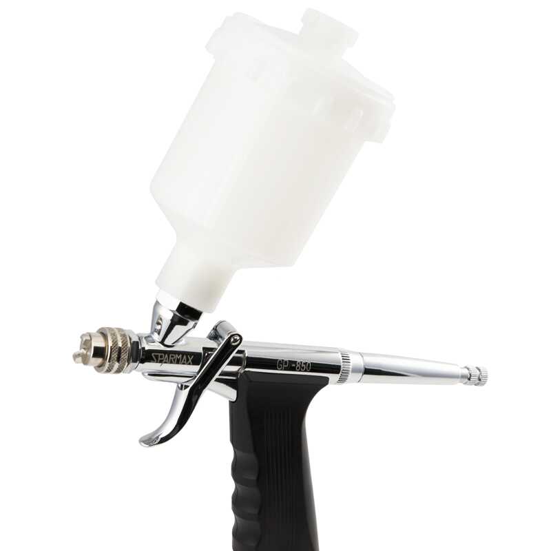 Sparmax GP850 - Dual Action 0.5mm Trigger Gravity Airbrush