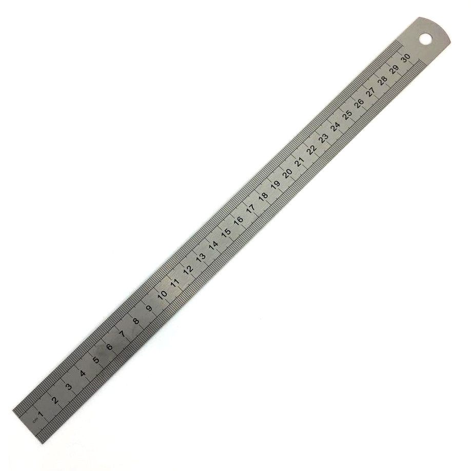 Steel Ruler - 30cm, Ruler- Lumin's Workshop