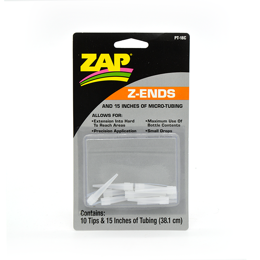 Zap Z-Ends and Tubing - Precision CA Glue Applicators