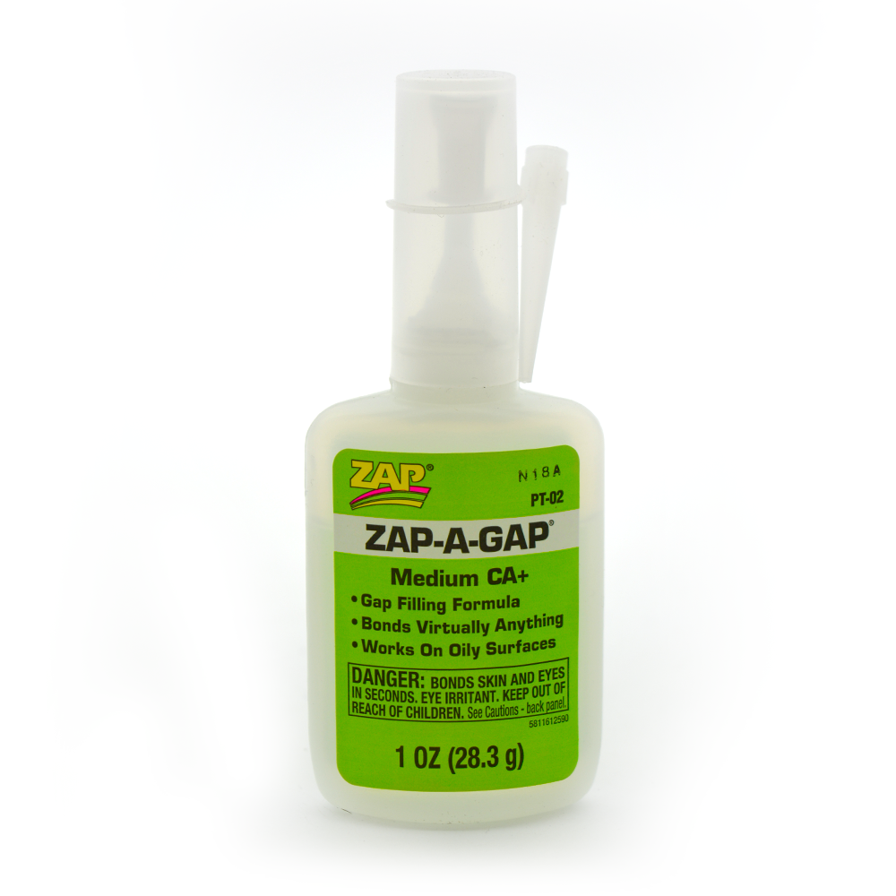 Zap-A-Gap - Gap Filling CA+ Glue - 1oz (28.3g)
