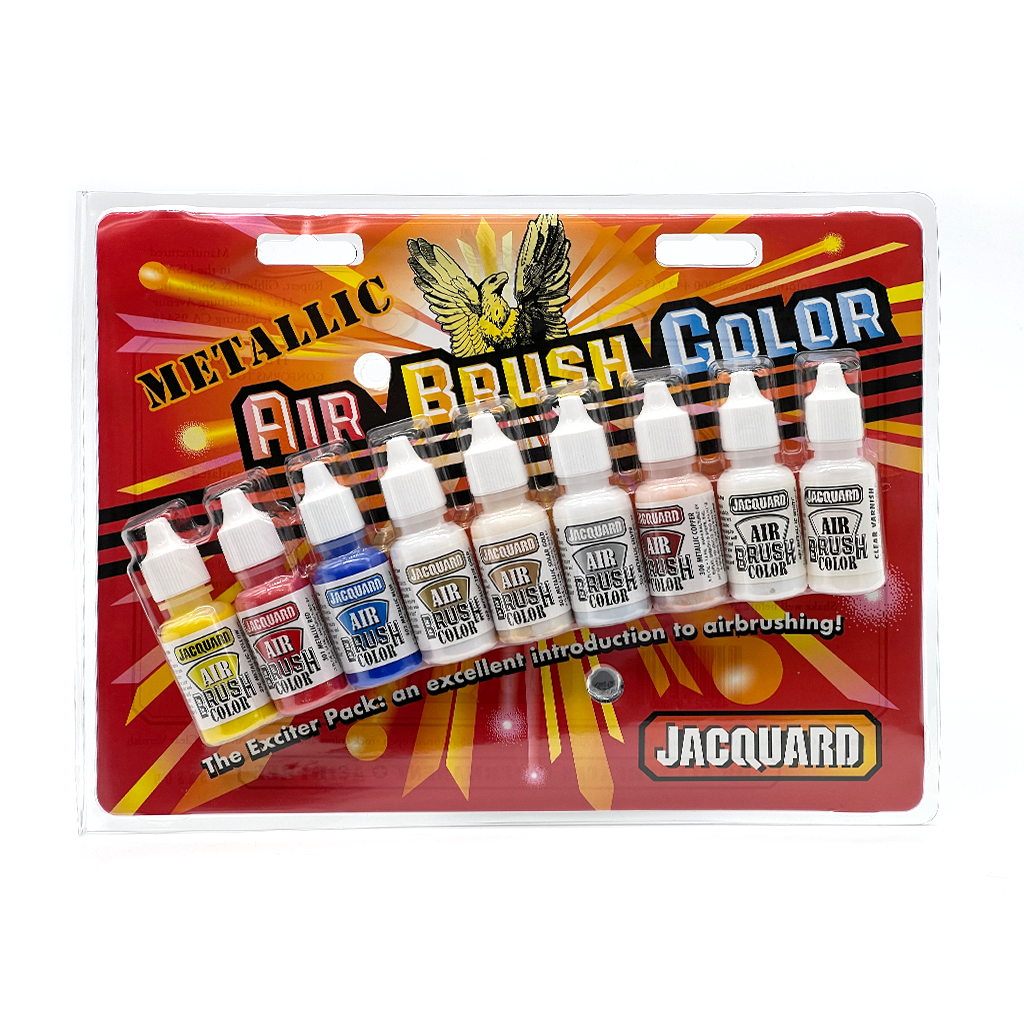 Airbrush Paints Trial Pack - (9x14.8mL Bottles per Pack)