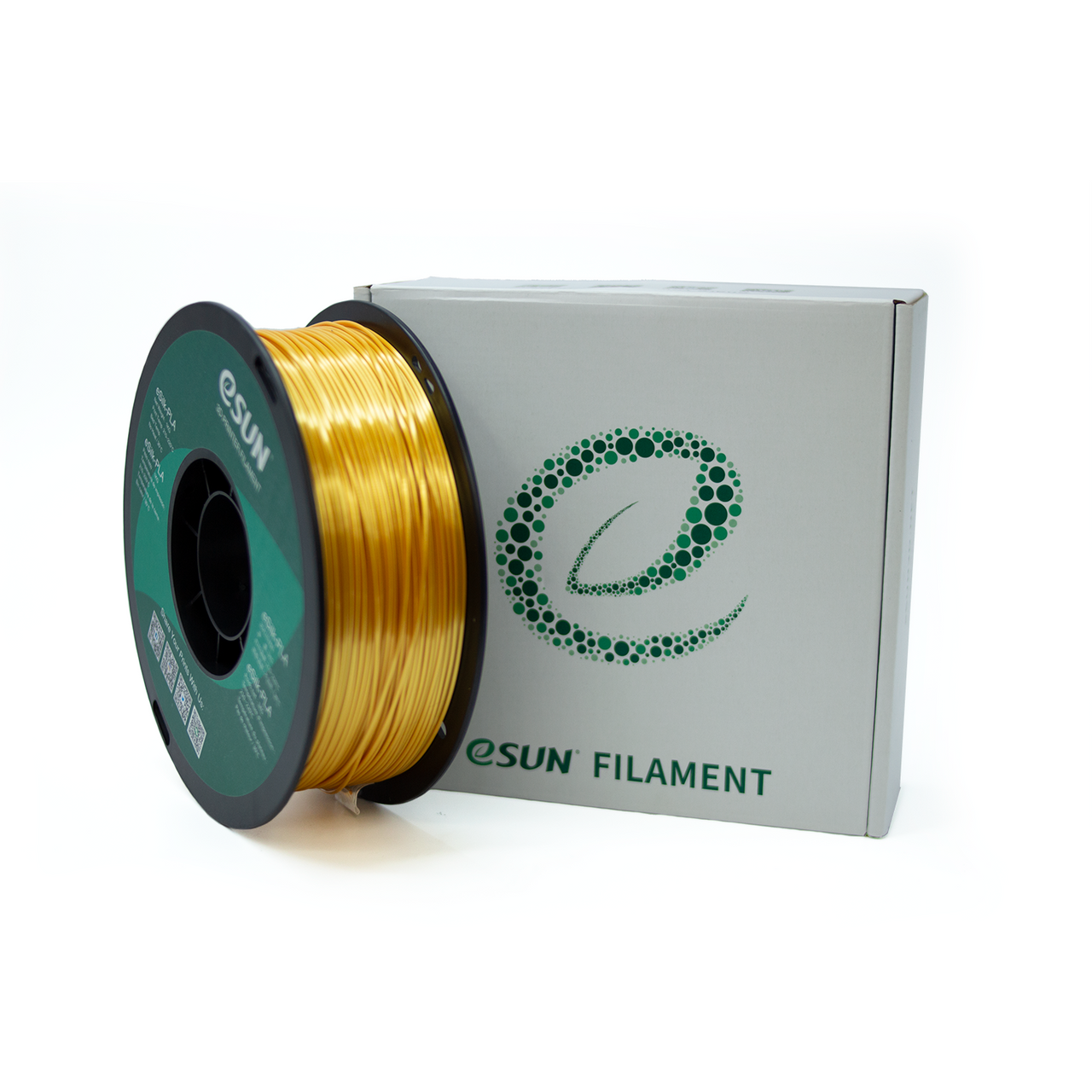 eSun Silk PLA 1.75mm 1kg Roll - Gold, filament- Lumin's Workshop