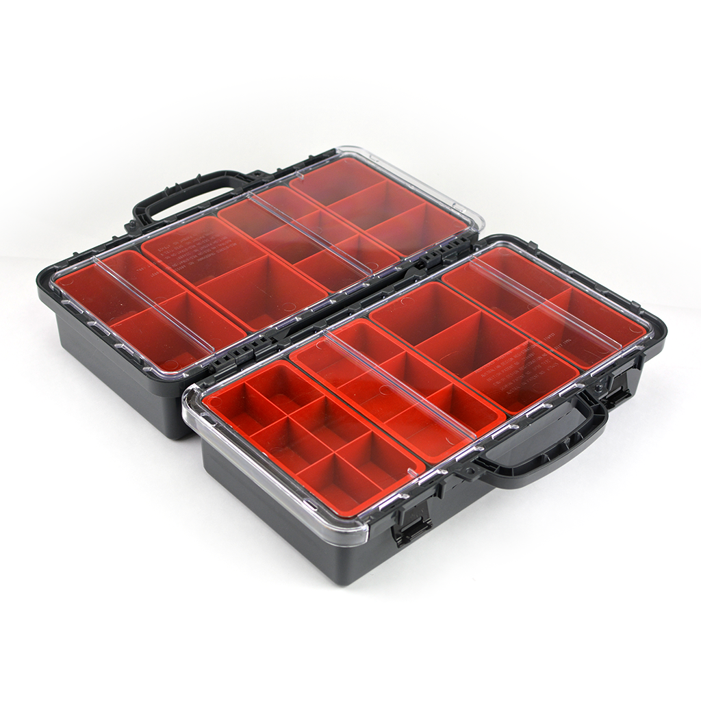2 Part Storage Box Double Sided Storage Box - With 10 Tubs (Multi 10)