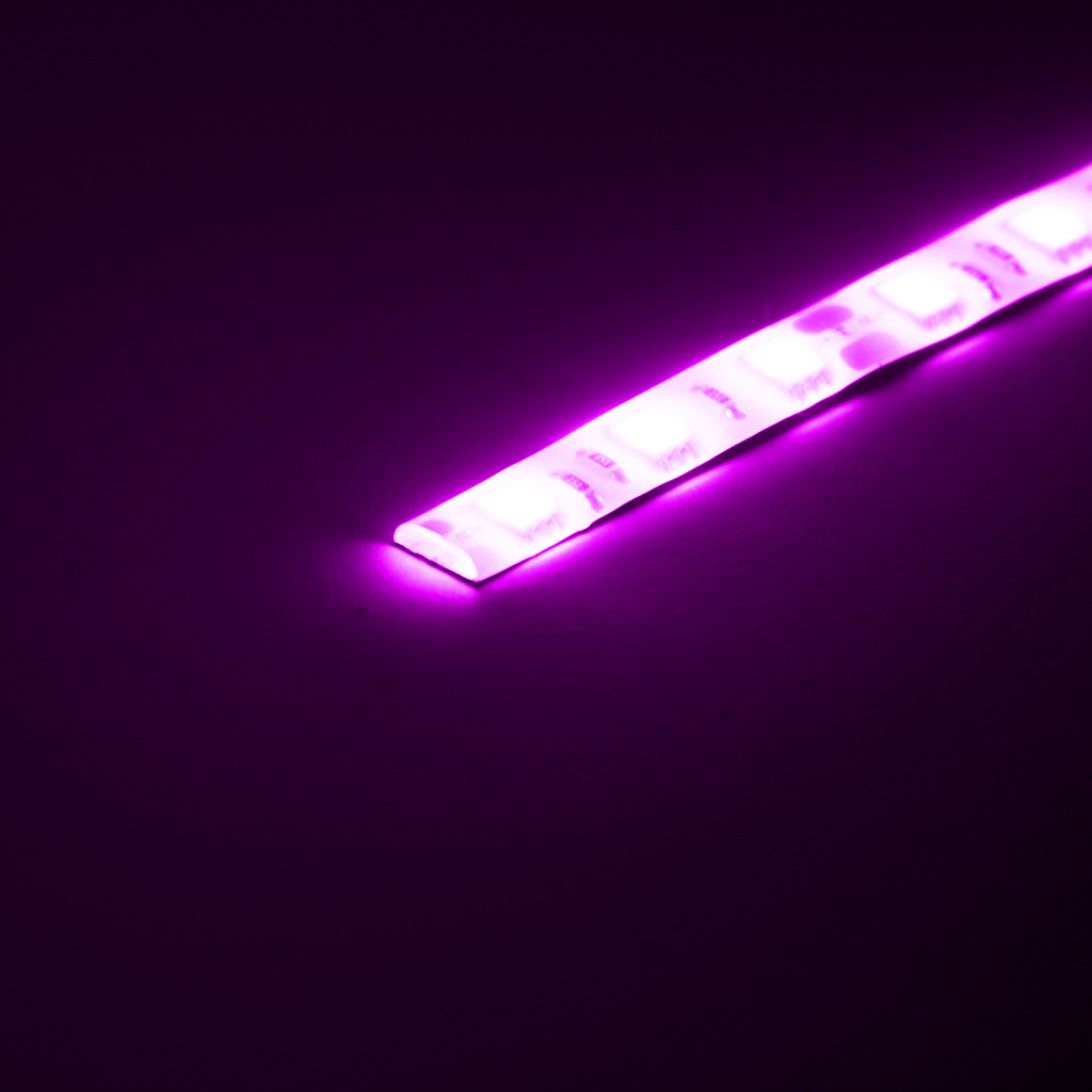 12V LED Strip - Pink (1m), LEDS- Lumin's Workshop